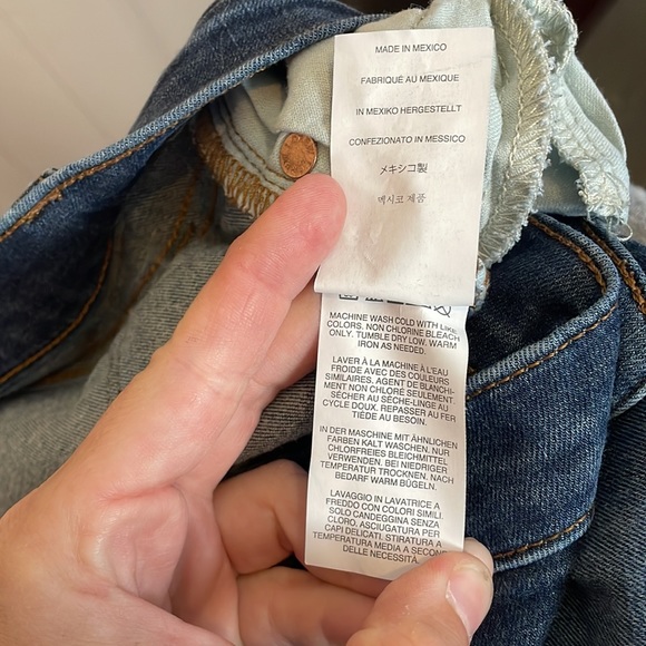 J. Crew Toothpick Skinny Slim Fit Blue Jeans Size 27 - Picture 12 of 12